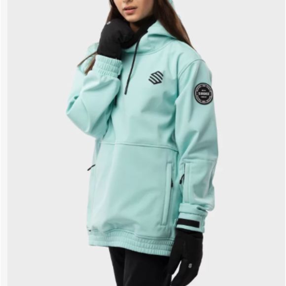 Siroko NWT W1-W ICEBERG WOMEN'S SNOWBOARD JACKET Mint Small - Picture 10 of 11